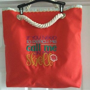 Beach Bag Large One of a kind Handmade